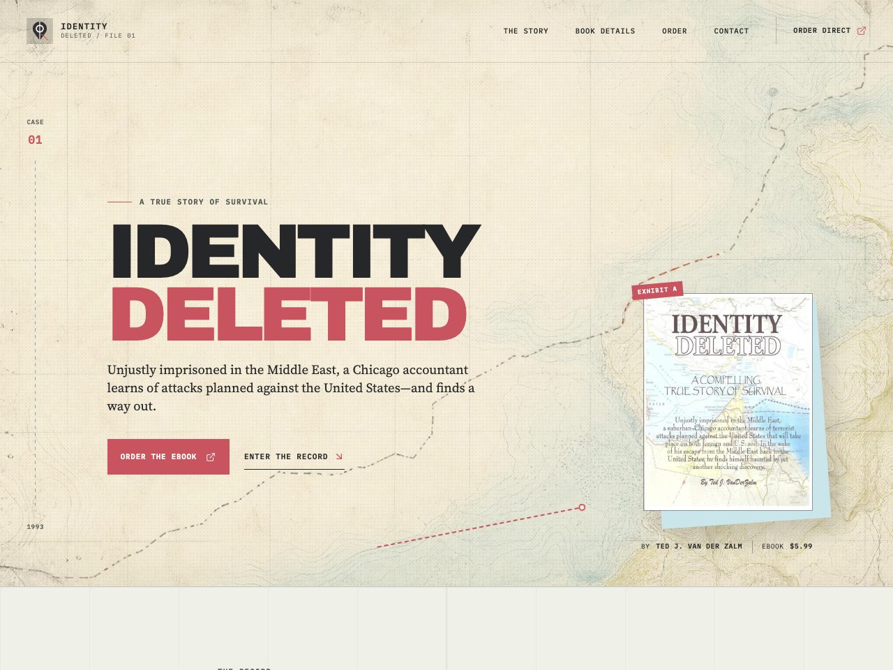 The website for Identity Deleted