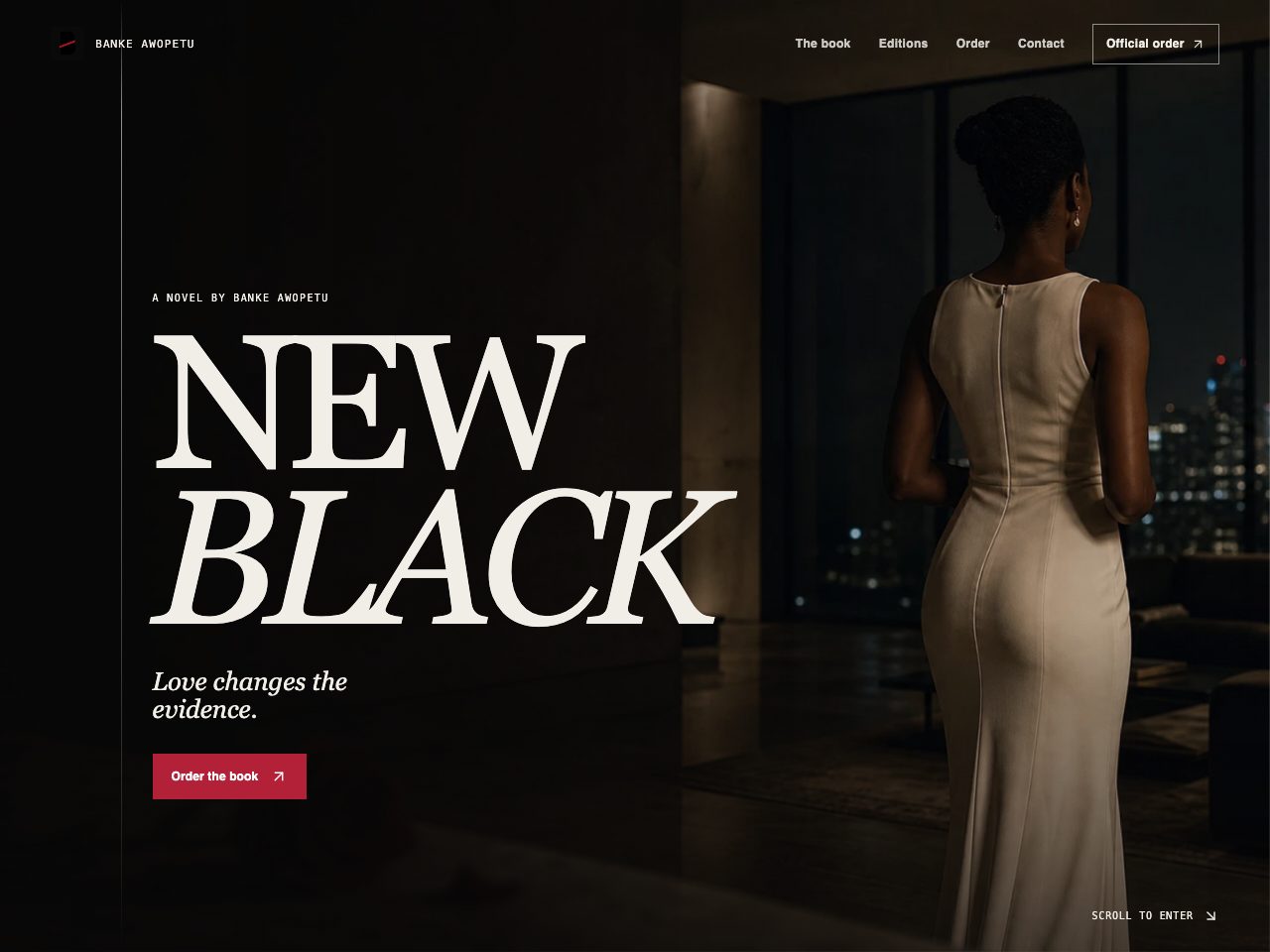 The website for New Black