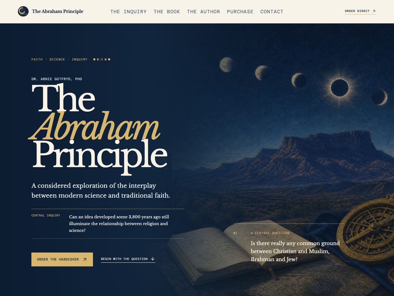 The website for The Abraham Principle