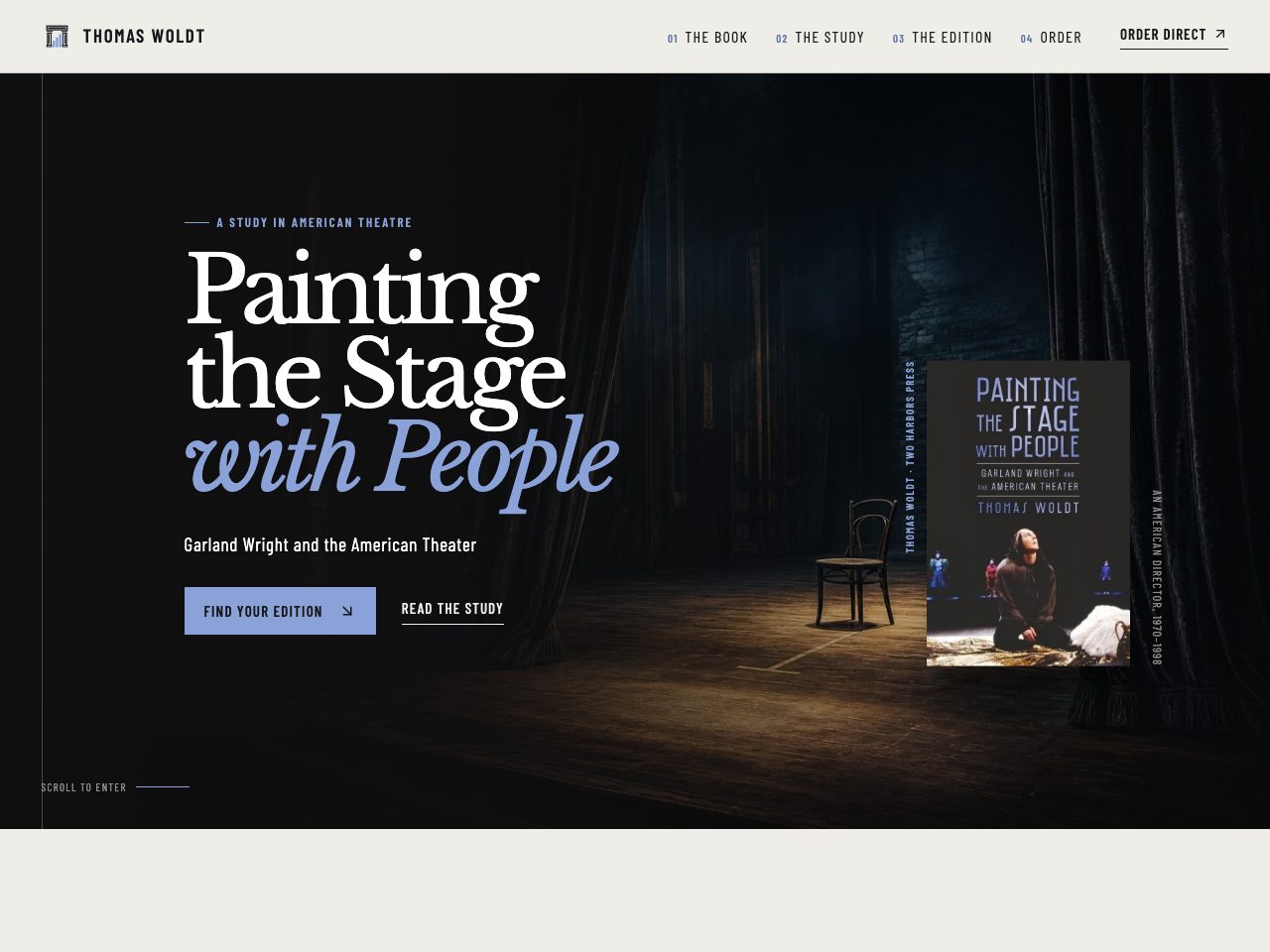 The website for Painting the Stage with People
