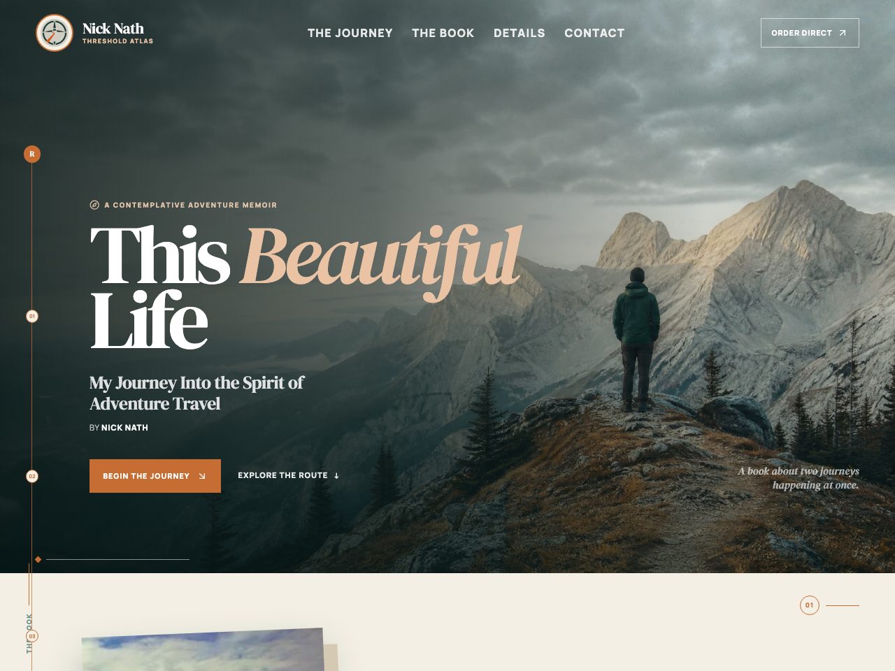 The website for This Beautiful Life