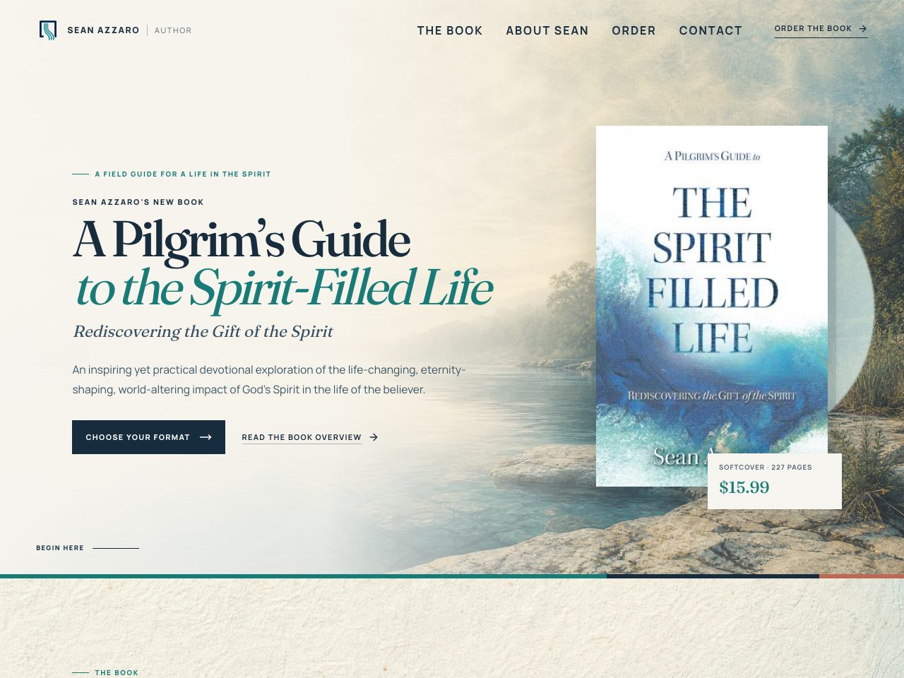 The website for A Pilgrims Guide to the Spirit-Filled Life