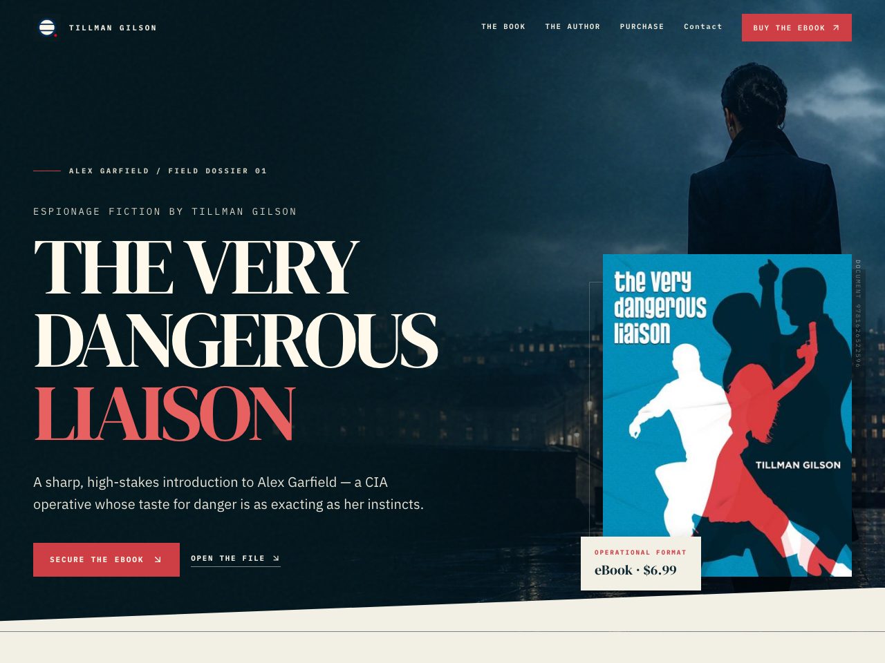The website for The Very Dangerous Liaison